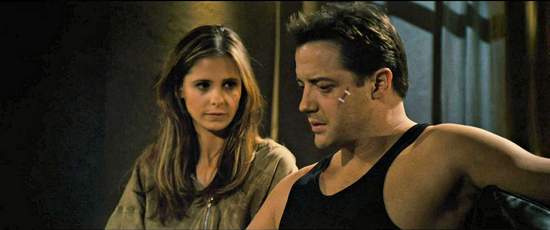 Brendan Fraser and Sarah Michelle Gellar in The Air I Breathe