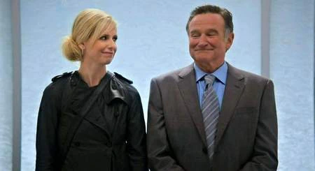 Robin Williams and Sarah Michelle Gellar in The Craziy Ones