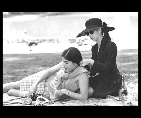 with Selma Blair