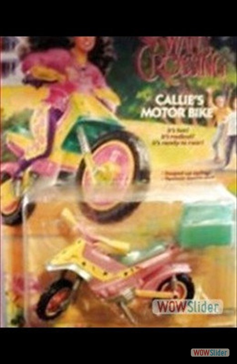 Callie's motorbike