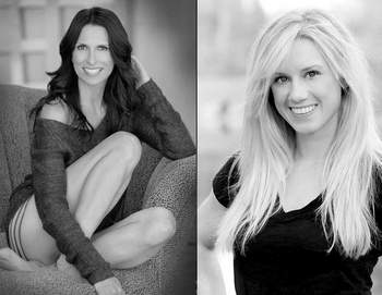 stunt doubles Tammy Baird and Laurie Singer